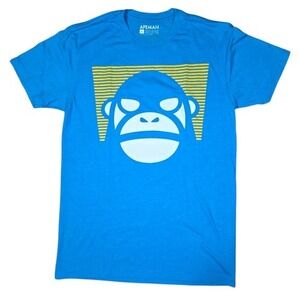 Apeman Strong Graphic Double Sided Blue T-Shirt Size Small